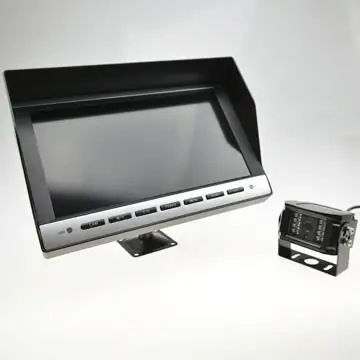 10 inch lcd car display/monitor/support 4 cameras input/truck/car/heavy-duty reversing/rear view monitor