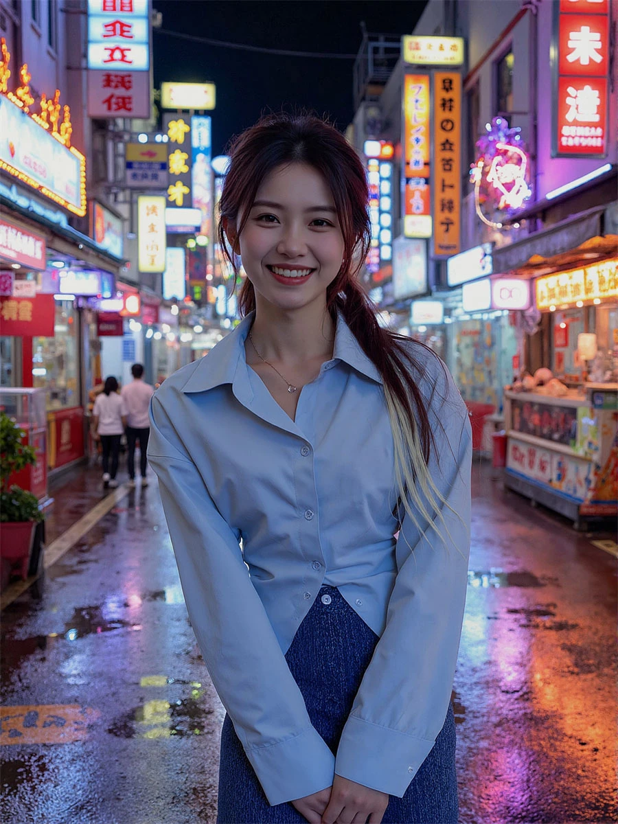 

Summer Shirts Women Lightweight Short Sleeve Button-Up Blouse with Stripes and V-neck for Vacation or Korean Minimalist Daily