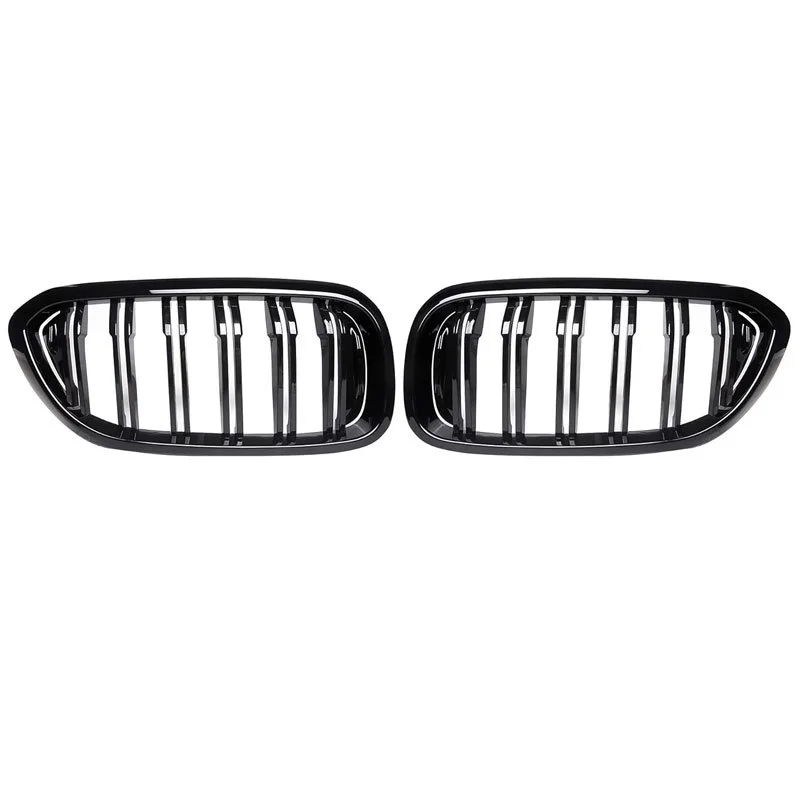 

Hot-selling ABS Car Front Grills for BMW 5 Series G30 2018-2020 Double-line Gloss Black Modified Front Bumper Grille