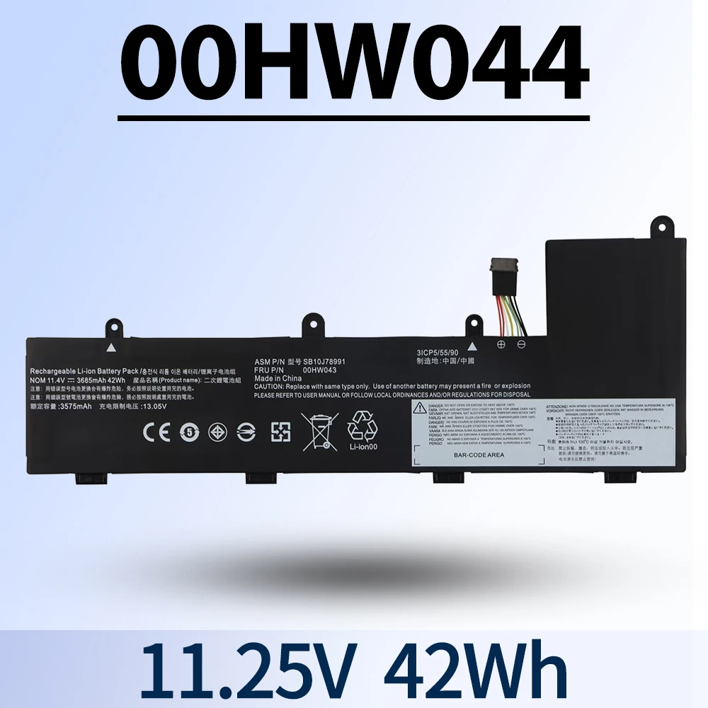 00HW043 00HW044 Battery for Lenovo ThinkPad Yoga 11E 3rd Gen 11E 20G8-S03400 20GA 00HW042 SB10J78991 SB10J78992 SB10J7899