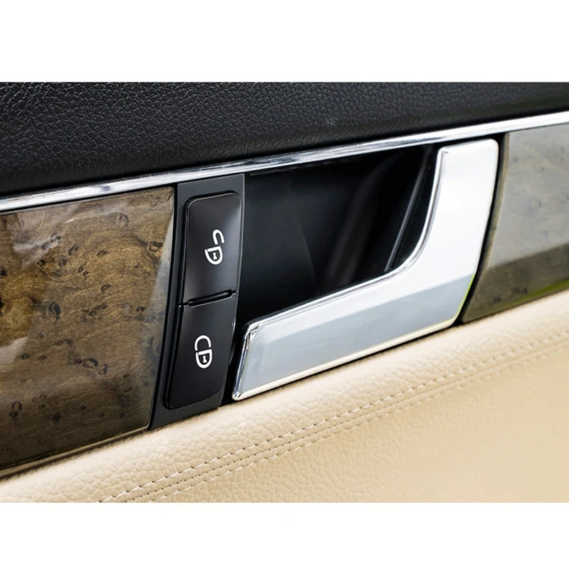 32 قطعة باب السيارة مقعد الذاكرة قفل نافذة الزجاج رفع زر غطاء ملصق لمرسيدس بنز CLA/GLA/GLK/GLE/CLS/GL/ML/A/B/E