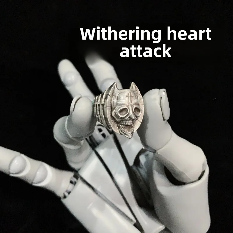 JOJO Fantastic Adventure Killer Queen Withered Heart Attack Ring Trend Fashion Personality Open Index Finger Ring