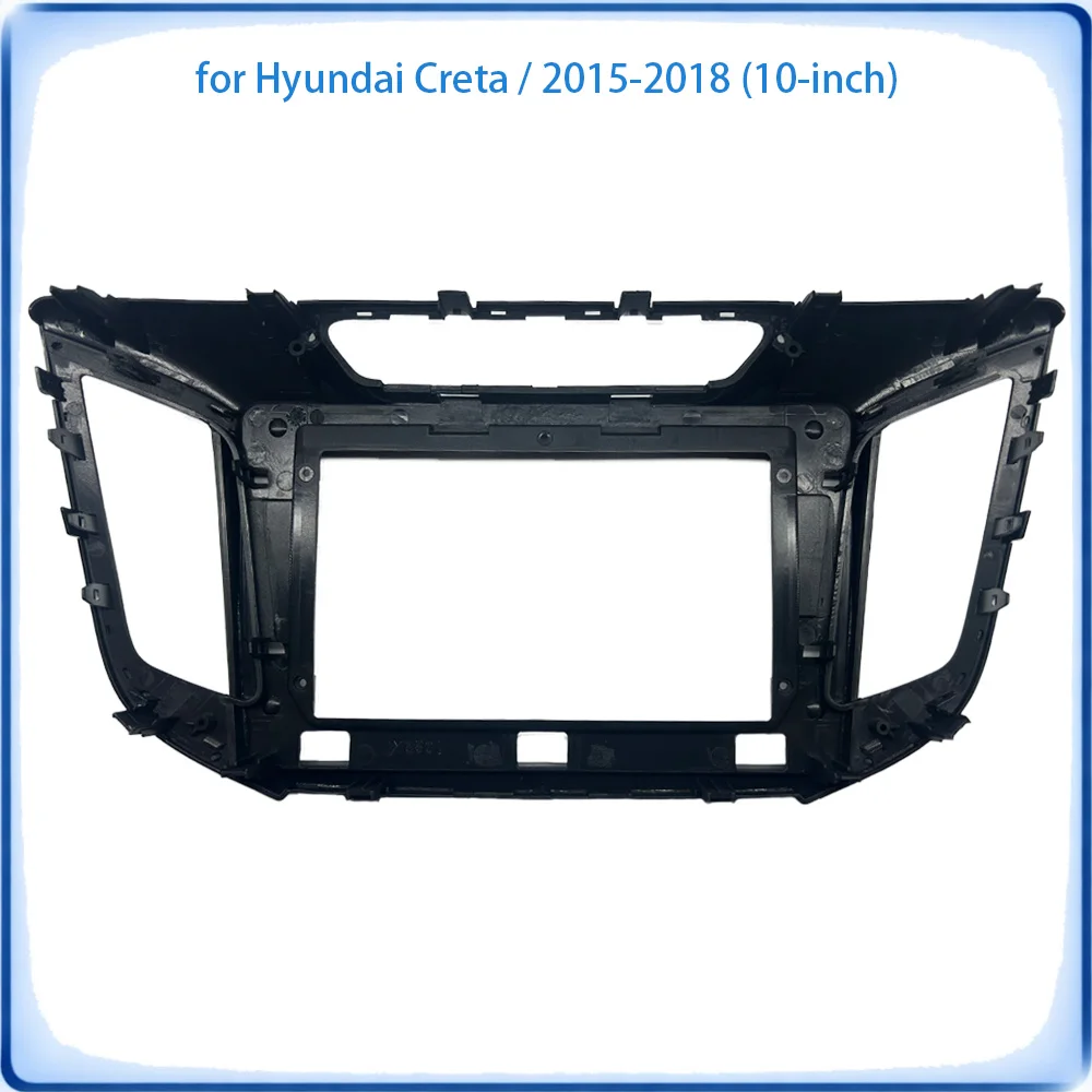 Car Radio Fascia Frame For Hyundai ix25 Creta 2015-2018 10 inch Wiring Harness Power Cable Car Accessories Plug & Play
