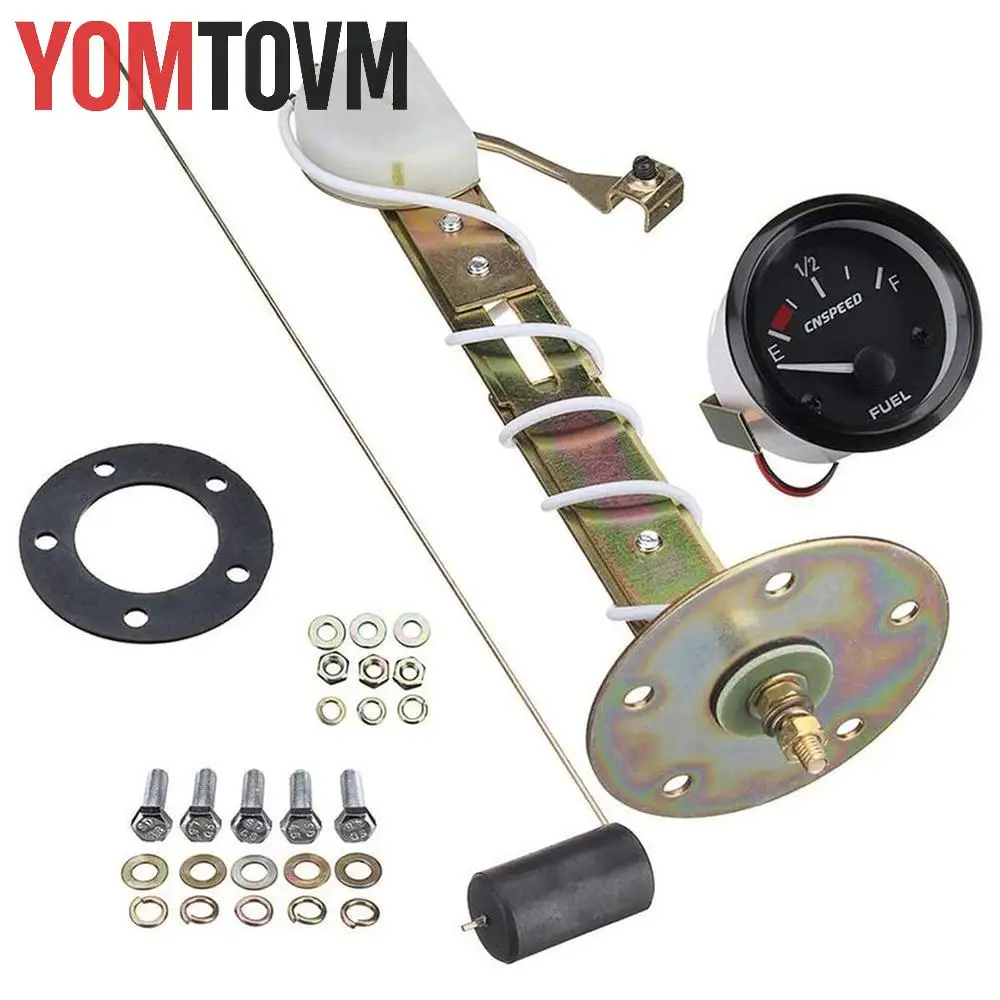 12V Gauges 2 inch / 52mm Fuel Level Gauge 30-240 ohms  Fuel Float Sensor Car Meter