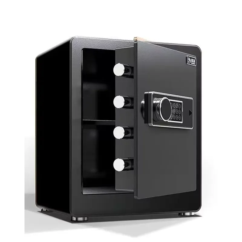 Digital Electronic Steel Safe Box with Key Lock for Home Office Hotel Security Storage Small Money Cash Deposit Container