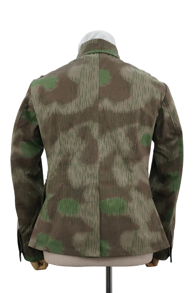 GUCA-026 WWII เยอรมัน Heer Marsh Sumpfsmuster 44กับ Splinter Camo สี M43 Field Tunic