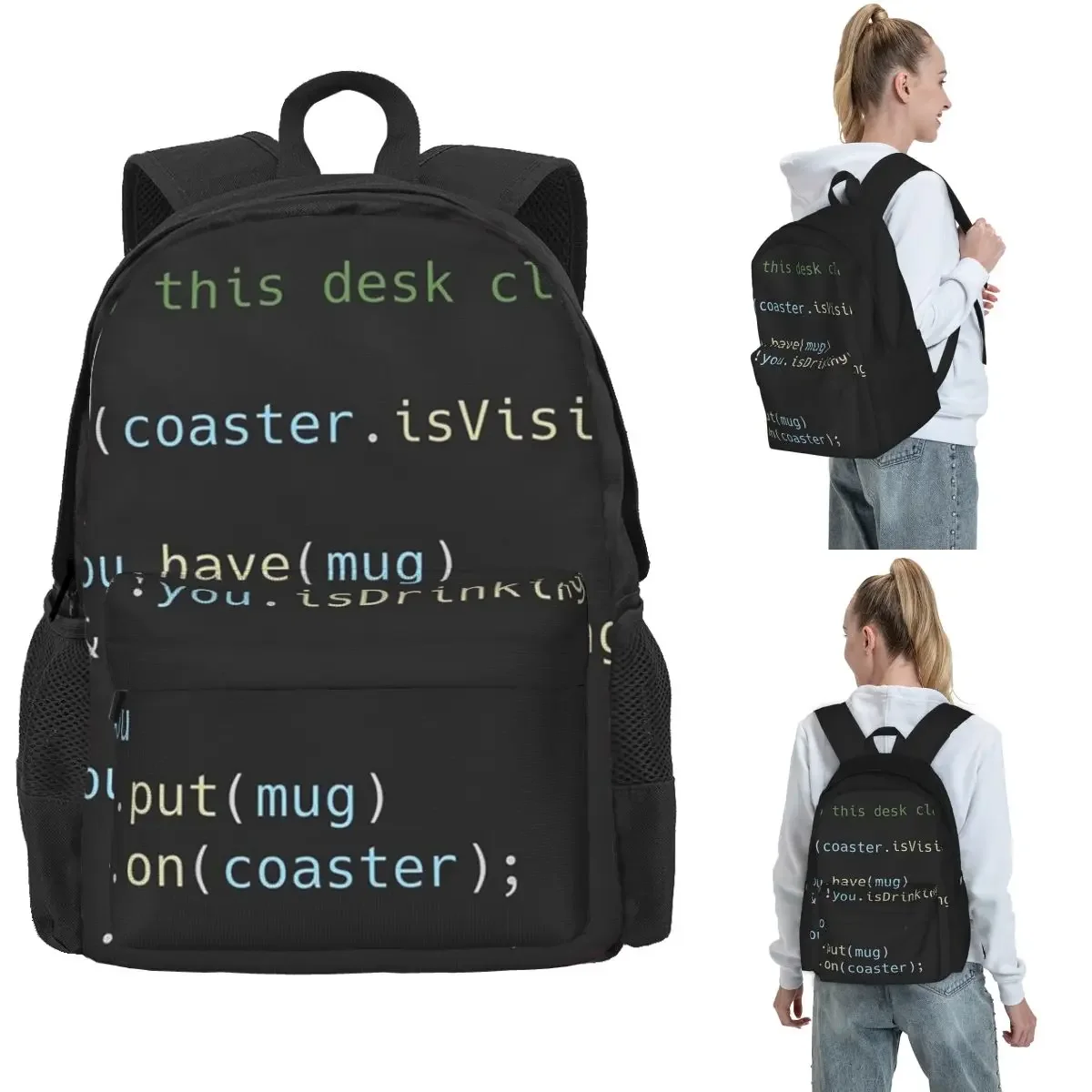 The Perfect Coaster For Programm Backpack Hot Sale Daypack Large Capacity Boys Girls BookBag School Bag  for Men Women