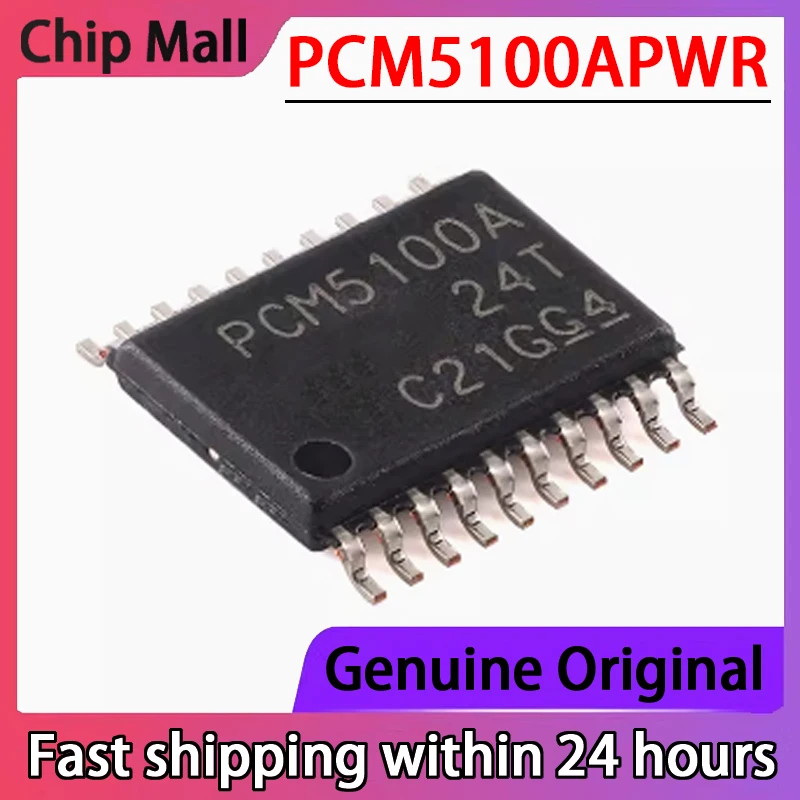 5PCS NEW Original PCM5100APWR PCM5100A TSSOP20 Audio Stereo DAC Chip in Stock