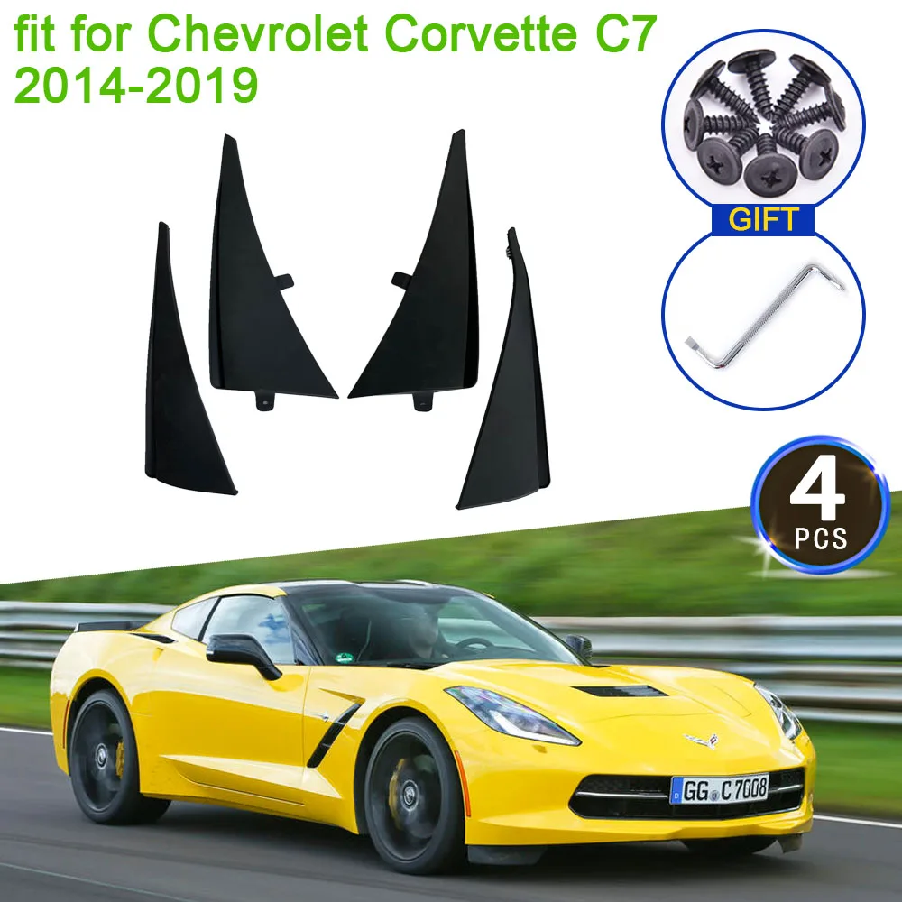 

4x для Chevrolet Corvette C7 2014 2015 2016 2017 2018 2019 брызговики передние колеса крыло брызговики аксессуары для стайлинга автомобилей