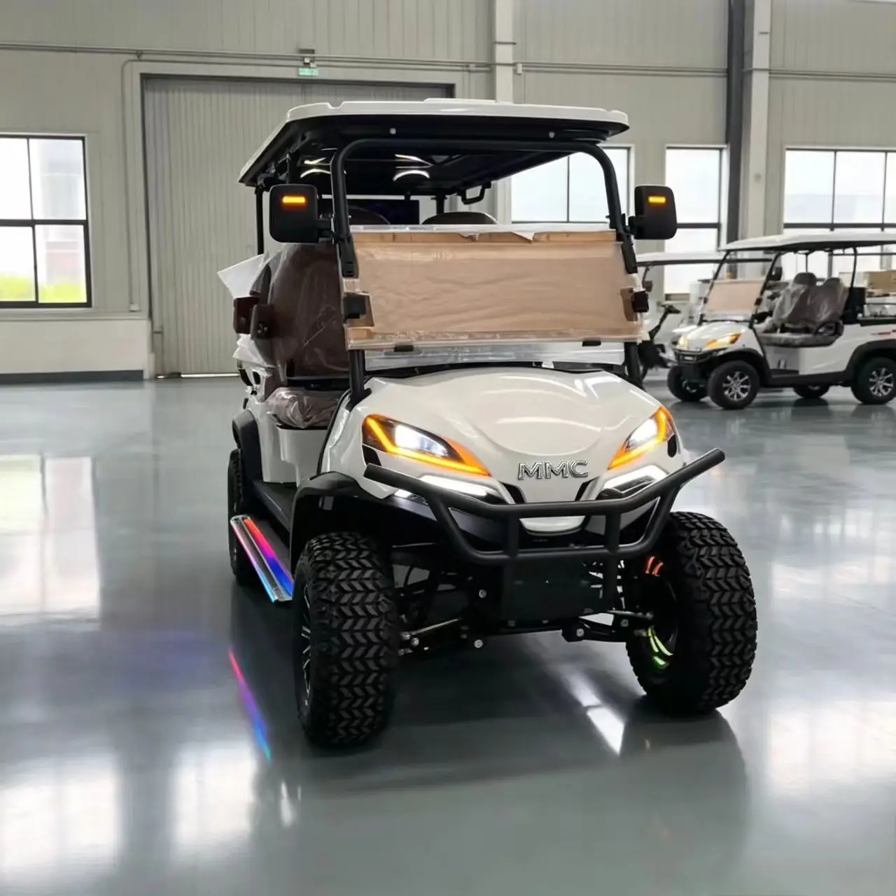 2/4/6/8 Seater 48V/72V 4000W/5000W/7000W Electric Golf Cart Lithium Battery Custom Color For Golf Course Resort Hotel