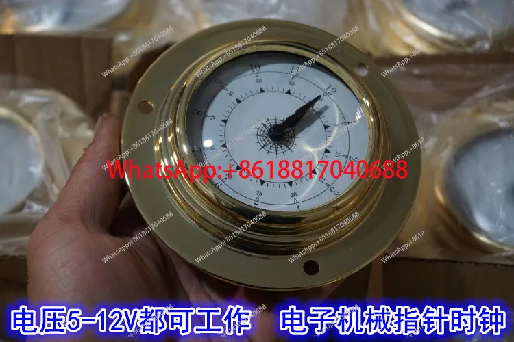 

Высококачественный электронный часовой механизм 12В с позолотой для автомобилей и круизных лайнеров