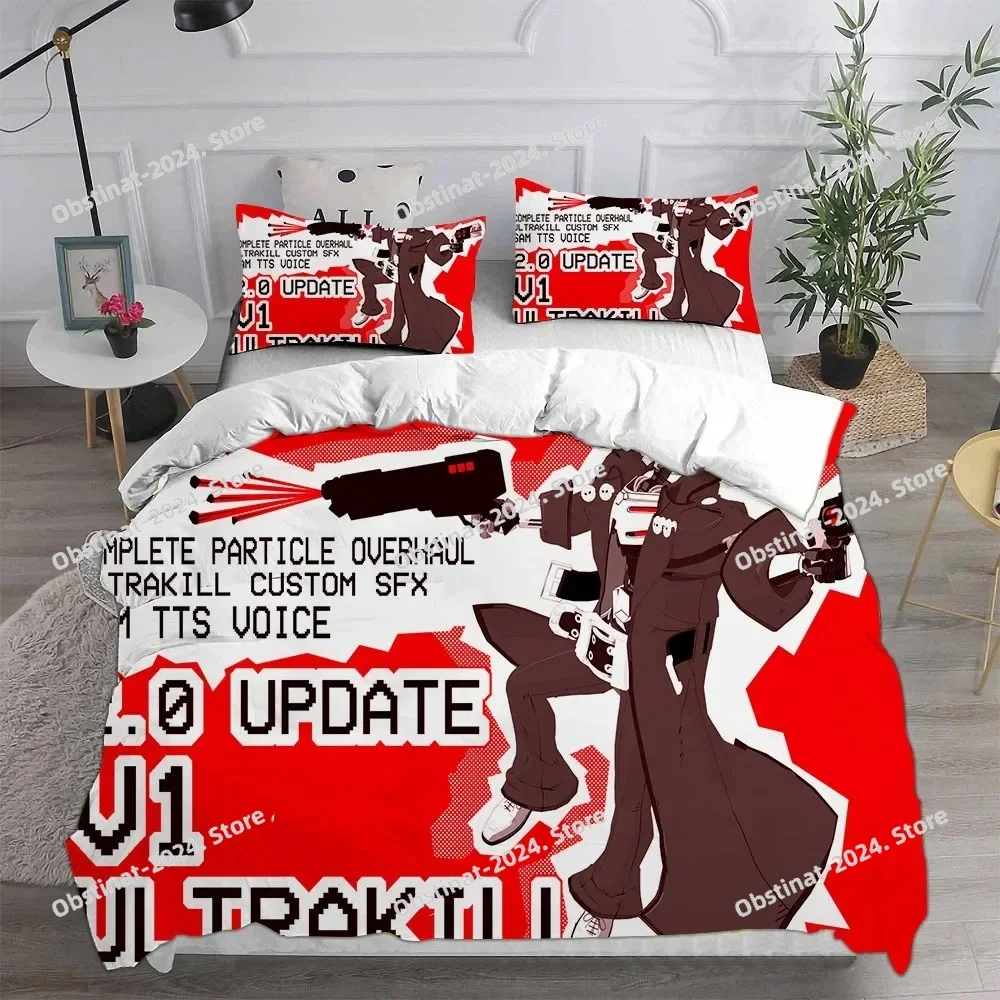

Game Ultrakill Bedding Sets Comforter Quilt Bed Cover Duvet Cover Pillow Case EU Single US Twin 3 Pieces Sets Kids Adult Size