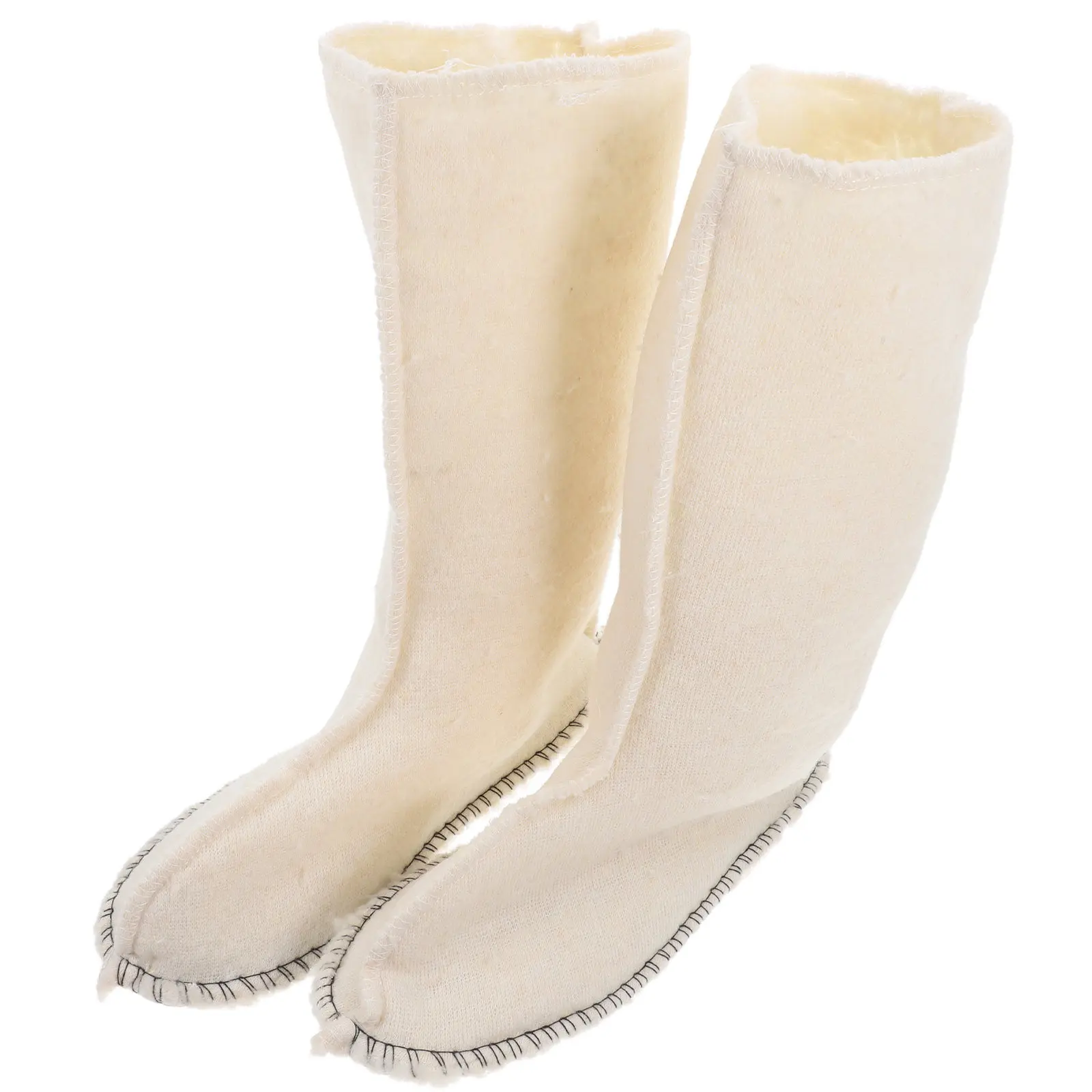 

1Pair Thermal Detachable Boot Liners for Rubber Rain Boots Warm Waterproof Anti Slip Liner for Winter Snow Cold Weather