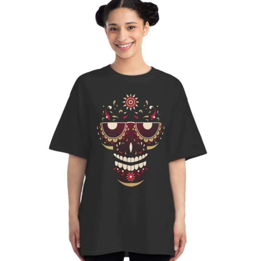 

Dia De Los Muertos Skull TShirt Day of The Dead Tee Cultural Celebration Shirt Unique Gift Men Women Festival Apparel Boho Style