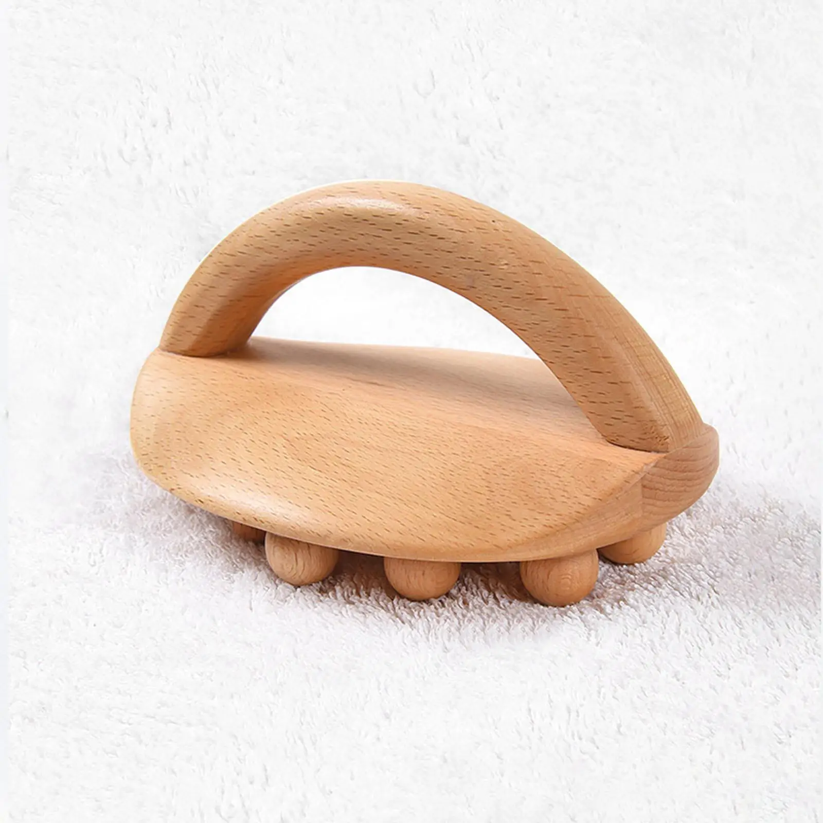 Manual Scraping Tool Wooden Massage Brush Handheld Body Massager Smooth Edges for Neck Back Shoulders at Home Wellness