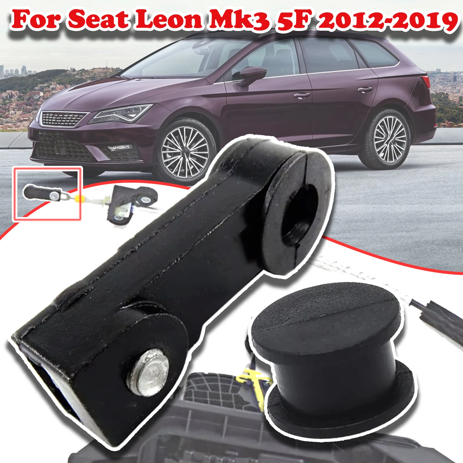 

For Seat Leon Mk3 5F Gear Linkage Control Cable Shift Automatic Lever End Connect Collet Rod Bushing 2012 2013 - 2019 09G321397A