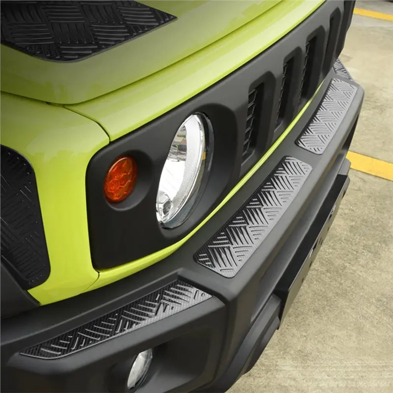 For Jimny JB64 JB74 4Pcs Car Front Bumper Lip Grille Cover Trim Body Decoration Kit Styling Accessories