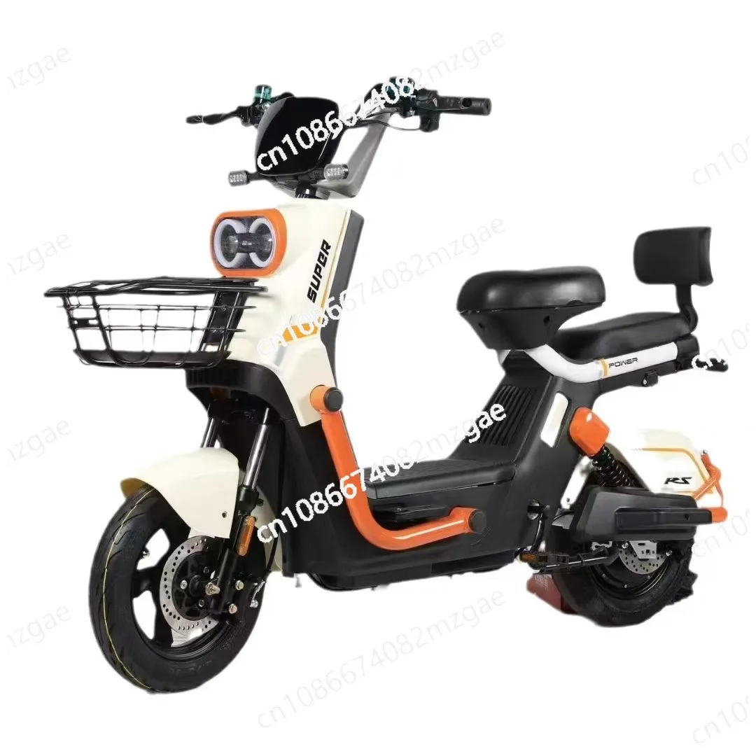 48V Electric Vehicle, Adult Two Wheeled Electric Bicycle, High-power Leisure Scooter