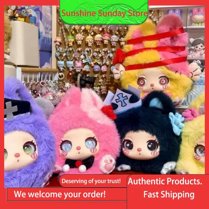 

Genuine Liila The Marshmallow Bunny Bag Series Plush Blind Box Trendy Toys Dolls Adorable Stuffed Doll Gifts Figure Plush Dolls