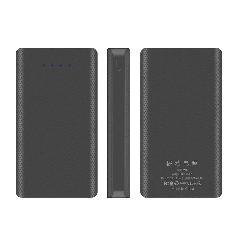 Power Bank Shell Digital Display Powerbank Shell Micro Type-c Input Dual USB Port 6*18650 5V/2A