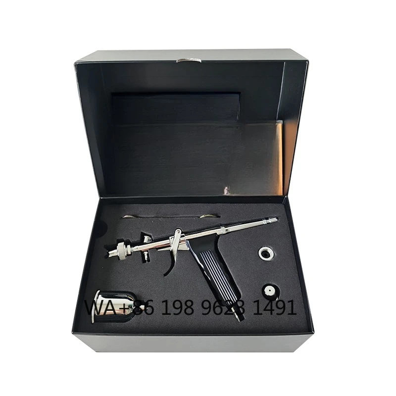 

caliber pneumatic small spray airbrush, professional tool for car paint scratch repair, ideal for auto refinishing painting