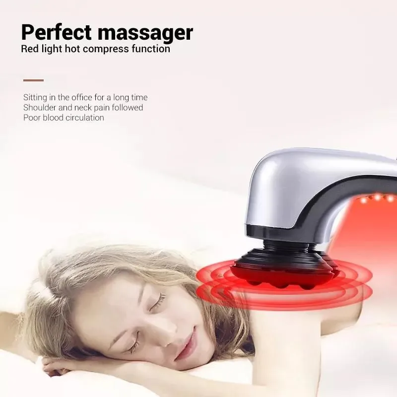 

Multi-functional full-body home vibrating handheld massage stick, electric back massager, massage hammer
