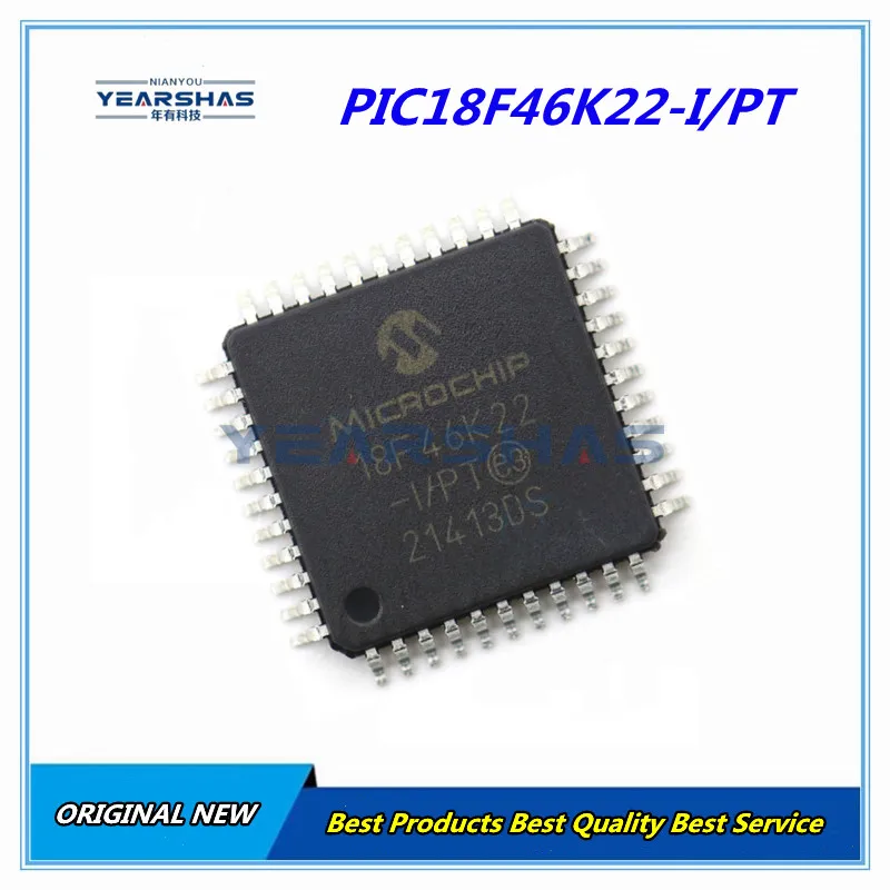 

5PCS DGGR PIC18F46K22-I/PT FOR MICROCHIP TQFP44 IC MCU Microcontroller 18F46K22 PIC18F46K22 New Original