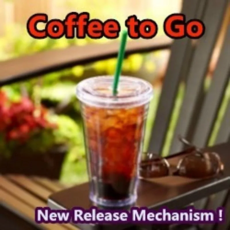 Coffee to Go Magic Trick – Liquid Disappearing Illusion, Close-Up & Bar Magic, Magician Gimmick Prop, Mentalism Comedy