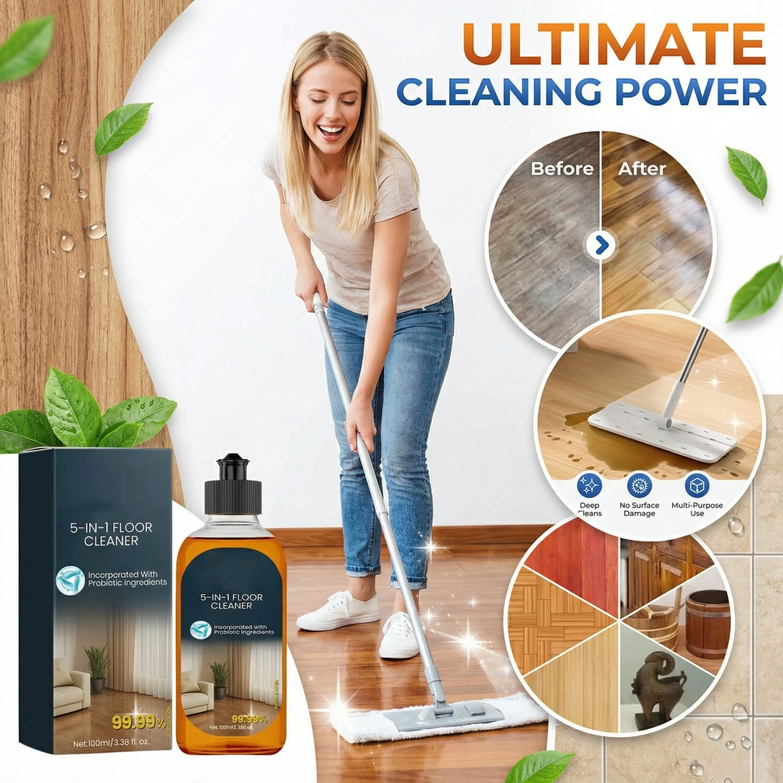 100 ml effizientes Reinigungsm – Home Bathroom Cleaning Bewertung und Preis