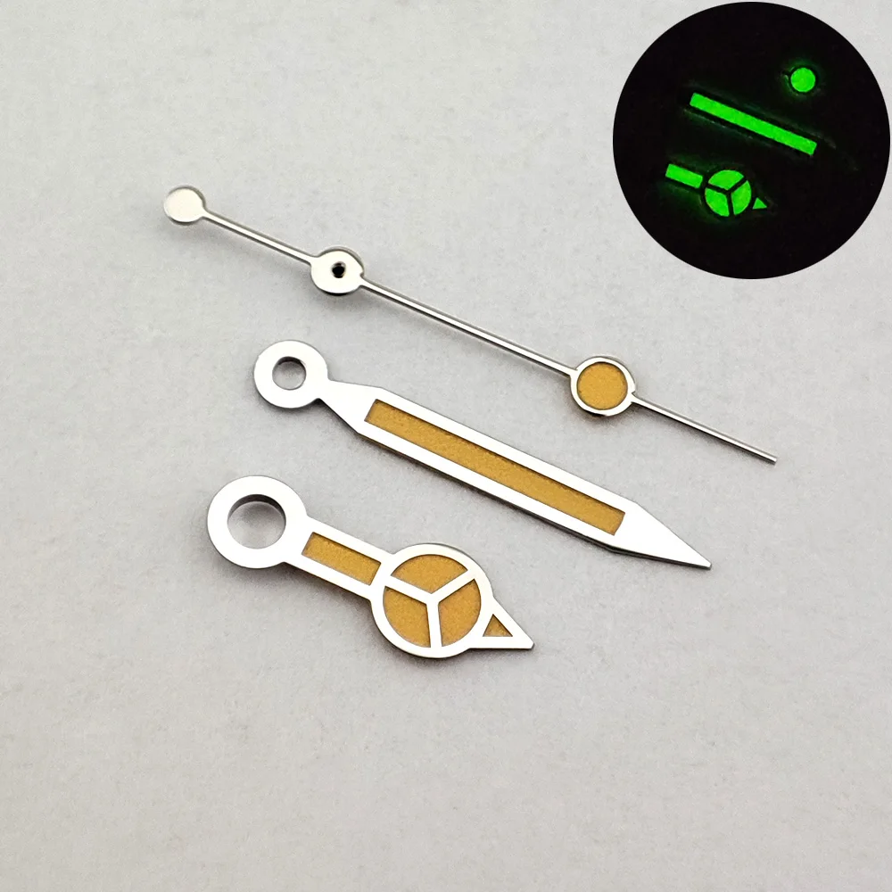 NH35 Hands Classic Retro Watch Hands NH34 GMT Hands High Quality C3 Green Luminous Hands Suitable For NH35/NH36/NH34 Movement