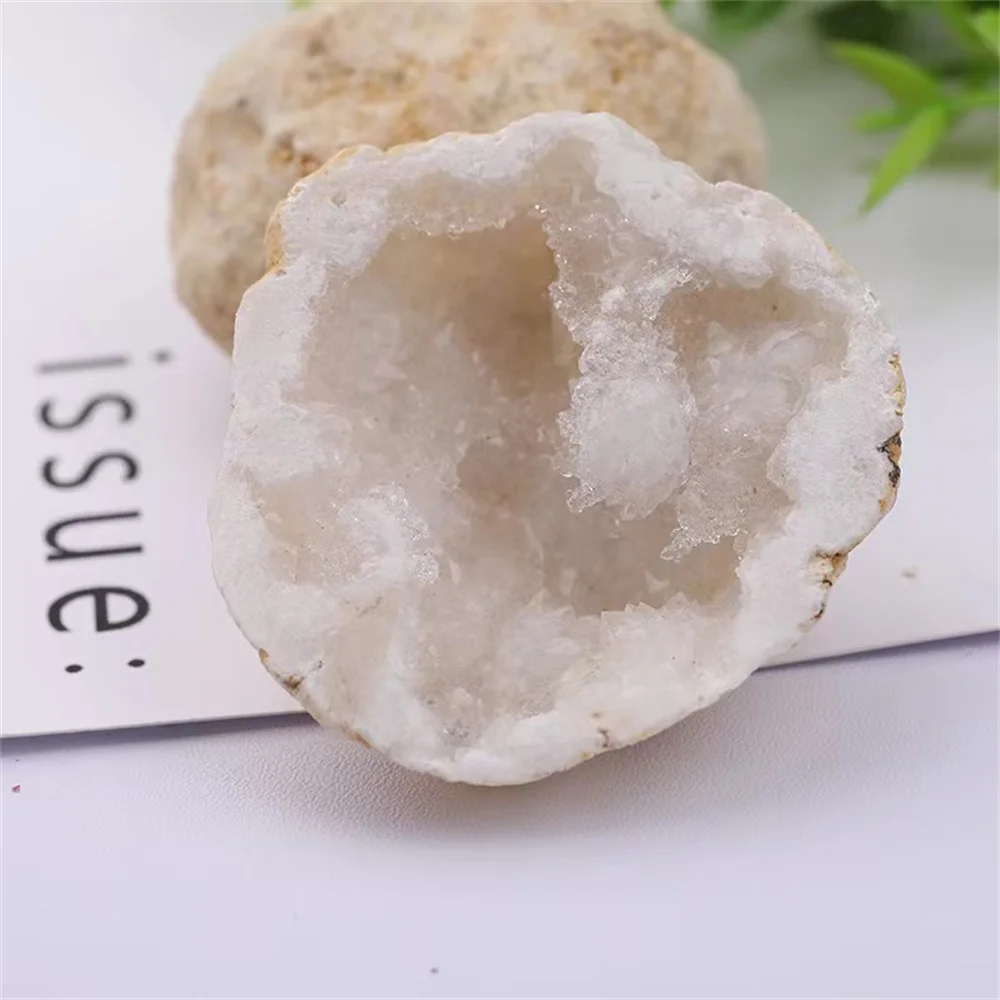 Natural Unopened Agate Geode Raw Crystals Mineral Energy Healing  Crystal Cluster Cave Collection Specimen Home Decoration