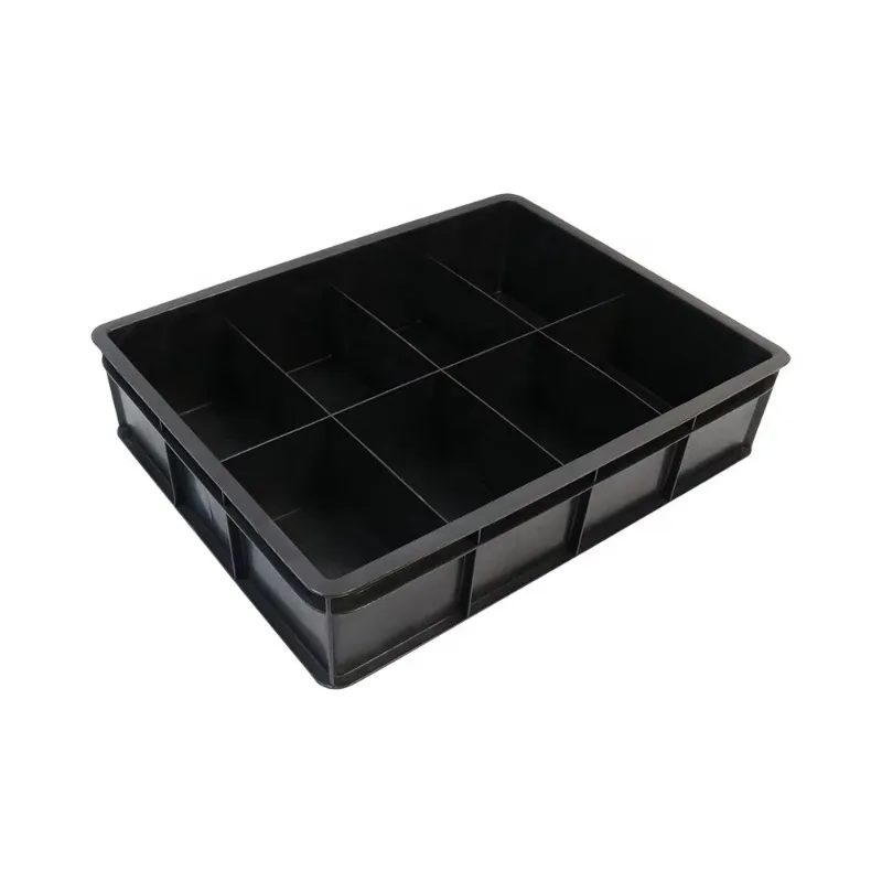 Black permanent anti-static 8-compartment static safety box