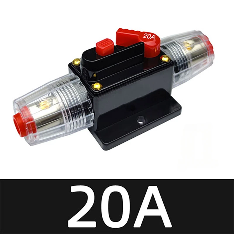 20A bis 300A 12V-48V Leistungsschalter Power Protect Sicherung Trolling mit manuellem Reset Wasserdicht Auto Boot Handbuch 30A 80A 100A 300A
