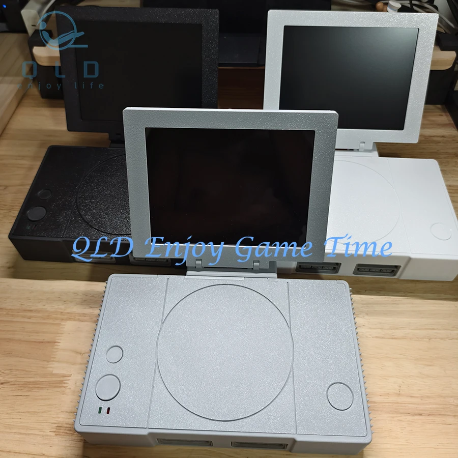 

DIY PS1 XS All-in-one Combo Game Machine, 8 INCH Portable Display, Stereo, Build-in Original SNY SCPH-550X Series Motherboard