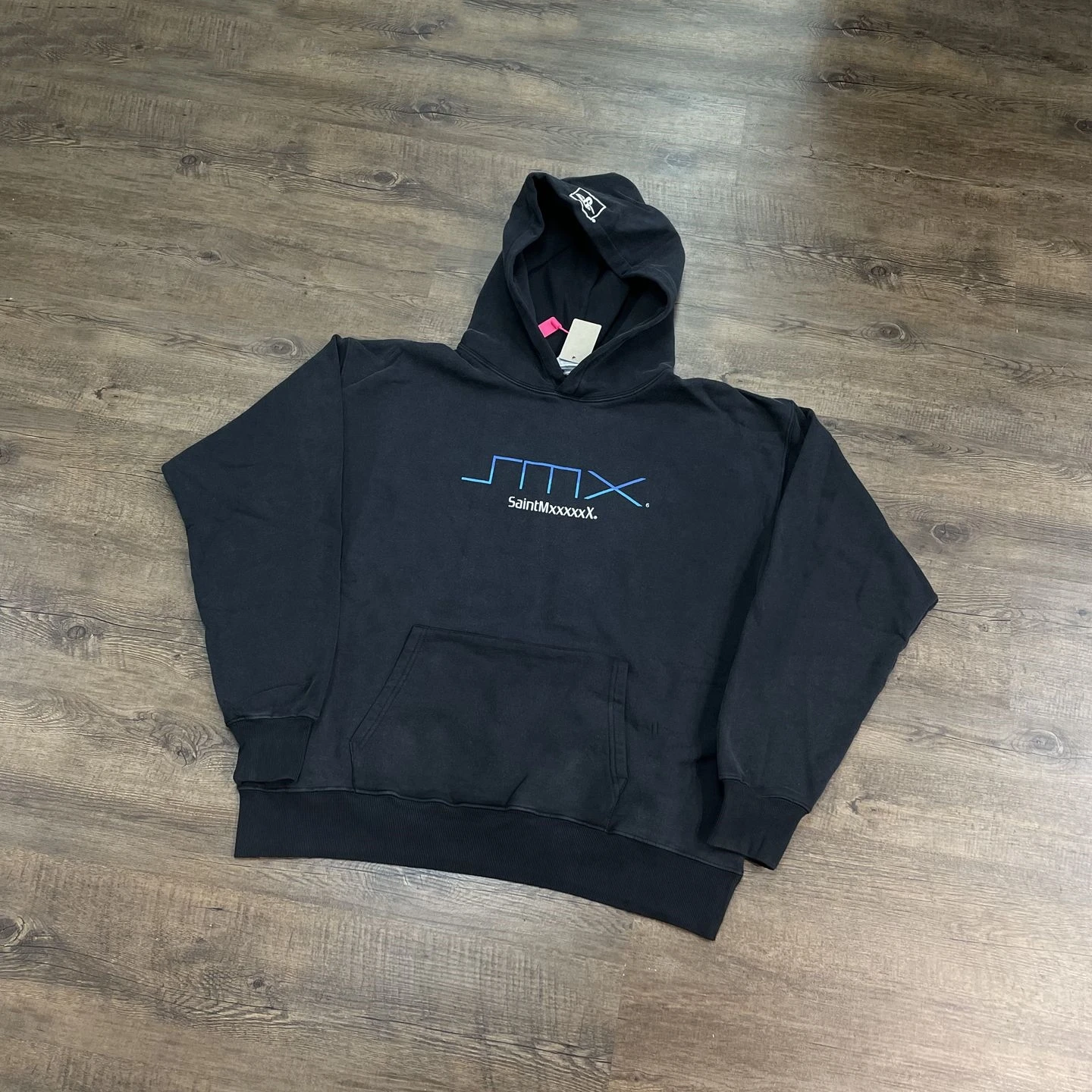 

Yao Fashion SAINT OF Michael 25ss Casual Vintage Simple Style Hooded Pullover Oversize Loose Sweatshirt Hoodies For Men Unisex