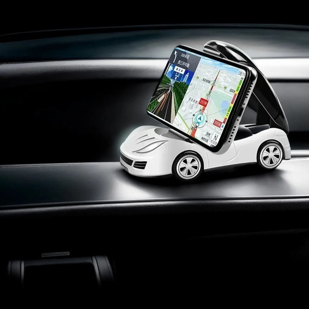 

​ ​ 360 ° Вращающийся держатель для телефона в форме автомобиля — украшение в форме автомобиля для iPhone 15/14/13 и Samsung S22 ​ ​