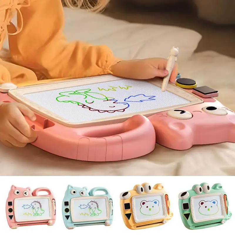 Tablero de garabatos borrable para niños, almohadilla de dibujo reutilizable, tablero de escritura colorido, divertido, preescolar, actividades de aprendizaje temprano para el hogar