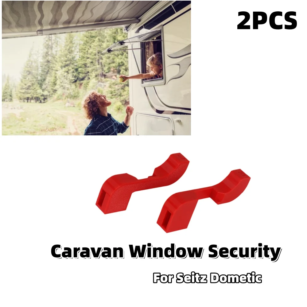 2PCS Caravan Window Security Child Safety Lock Left Or Right Windbreak RV Window Protective Accessories For Seitz Dometic
