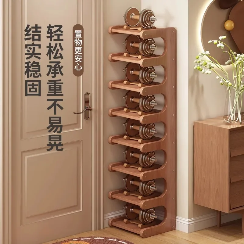 

Simple door household multi-layer stitched shoes storage device space saving small narrow shoe cabinet