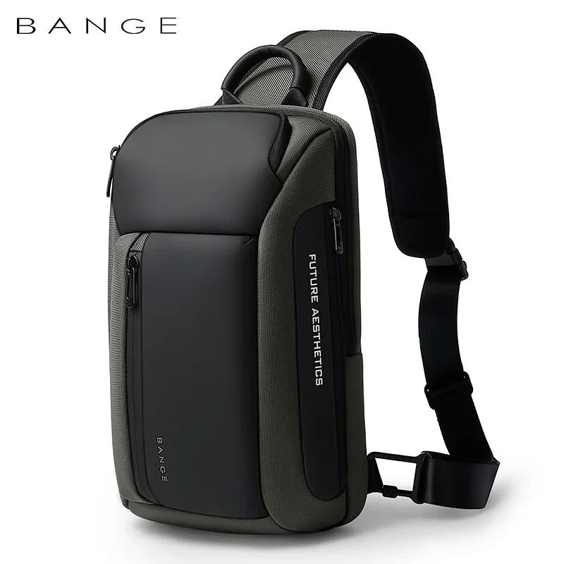 BANGE New Oxford Trendy Waterproof Chest Bag Six Trend Colors Fashion Items, Large Capacity Memory for Both Men and Women