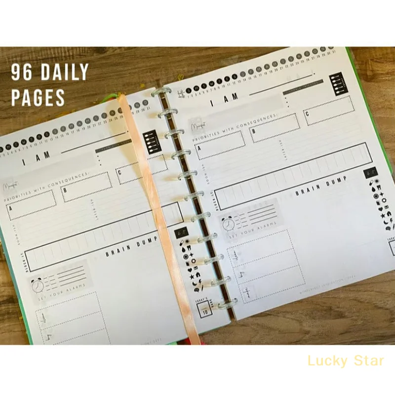 2025 Life Plan Color Plan Monthly Notebook To Make Study And Work Plans From January To December【a】