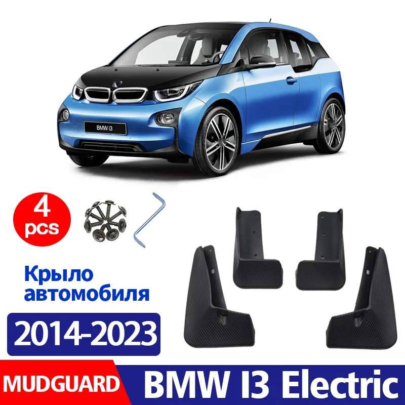 

FOR BMW I3 Electric 2014 2015 2016 2017-2023 Mudguard Fender Mud Flaps Guards Splash Mudflaps Car Accessories Front Rear 4pcs