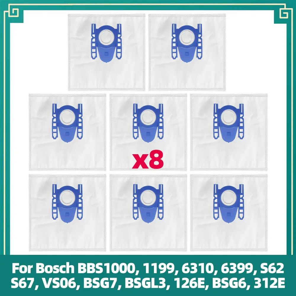 Сменный пылесборник, совместимый с пылесосами Bosch BBS1000 1199 6310 6399 S62 S67 VS06 BSG7 BSGL3 126E BSG6 312E