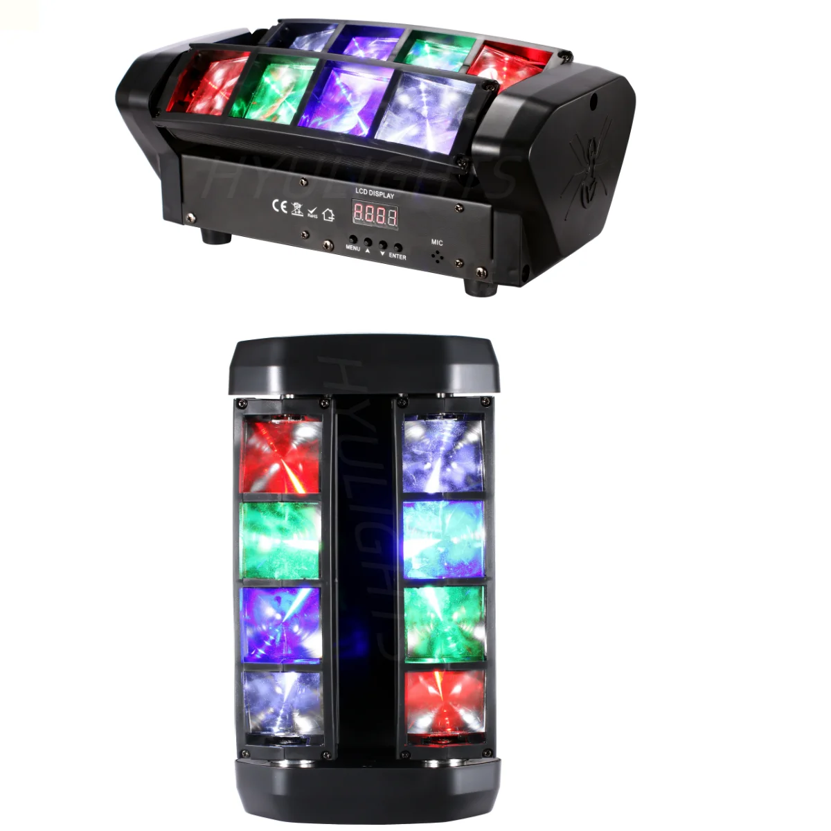 

Mini LED Spider 80W RGBW Beam Good Quality DJ Moving Head Wash Bar Light Stage Lights