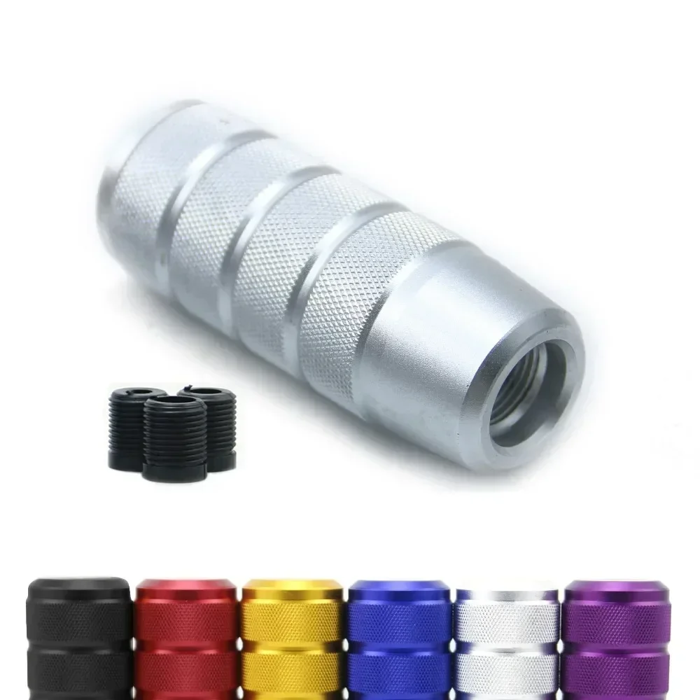 

95 мм противоскользящая автомобильная ручка переключения передач, ручная коробка передач, алюминиевая нескользящая ручка рычага переключения передач, подходит для универсальных автомобильных аксессуаров