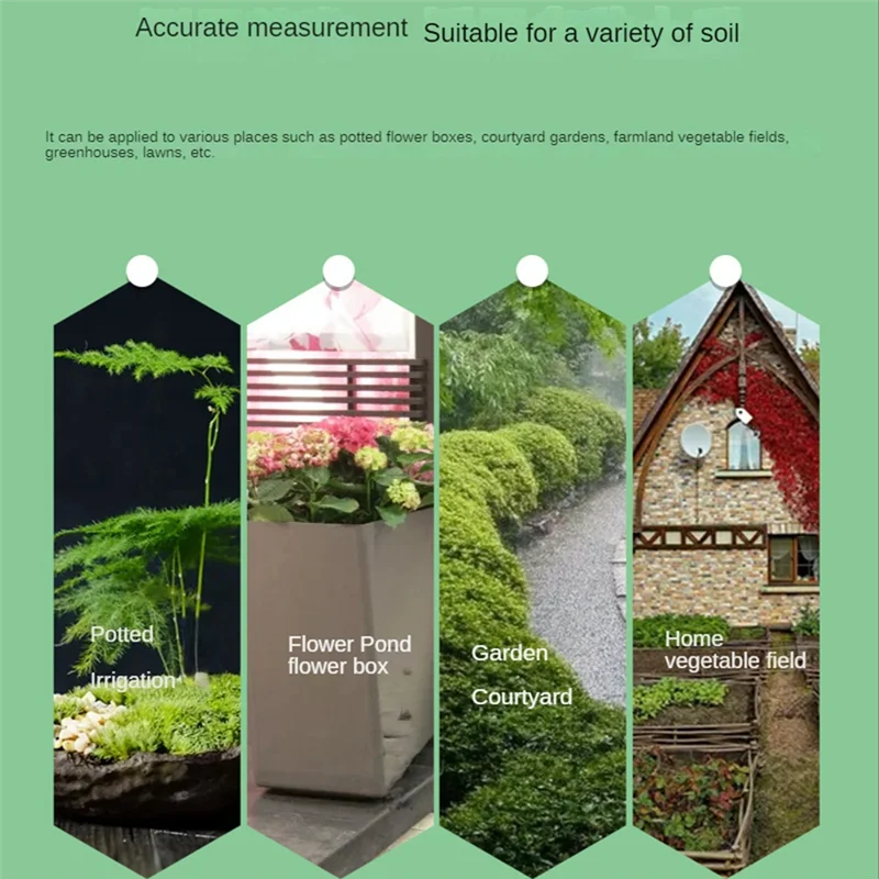 

Y51A-2Pcs TUYA ZIGBEE Plant Monitor Soil Temperature Meter Wireless Soil Temperature And Humidity Detector