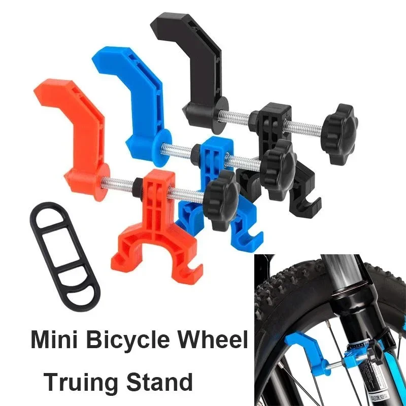 

Mini Portable Bicycle Wheel Truing Stand for MTB Road Bike Rim Alignment Tool with Spoke Wrench Repair Adjustment Kit Bike Tools