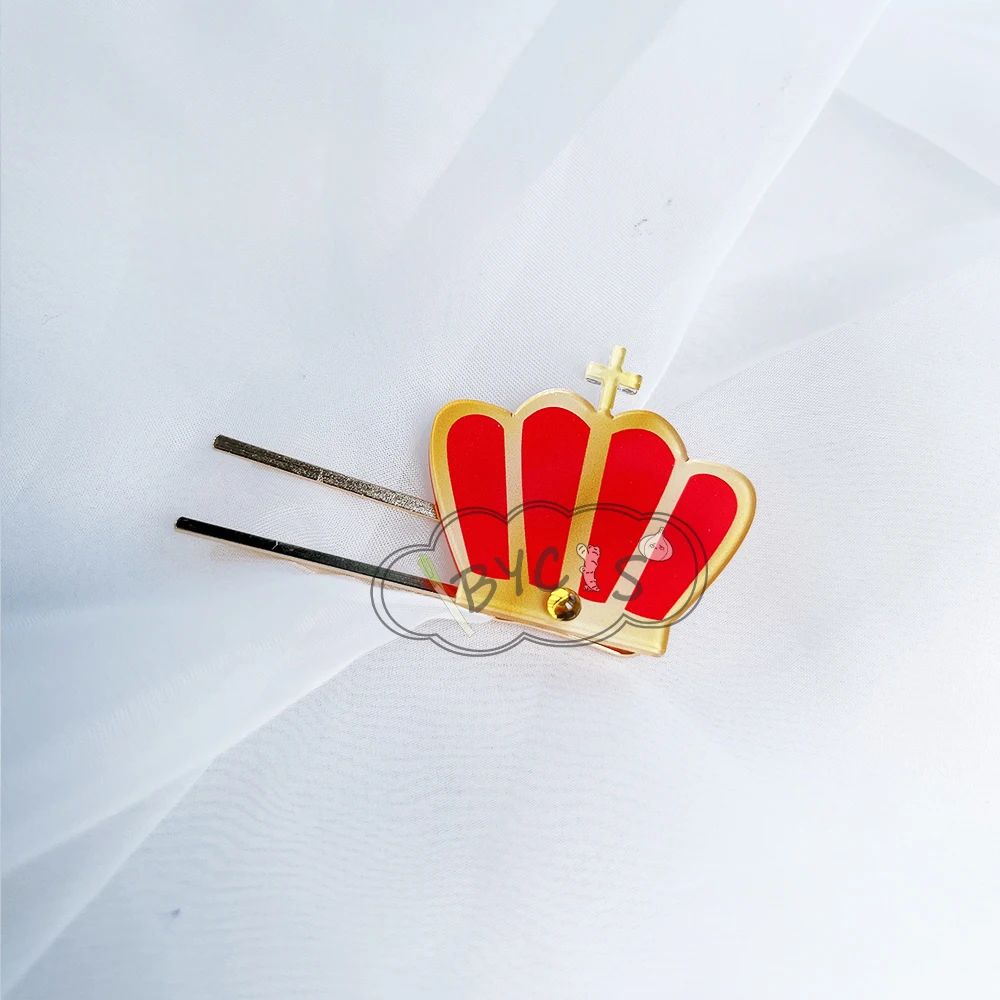 Revue Starlight Aijo Karen Cosplay Anime hairpin Crown Headdress Hairpin Acrylic  Prop  AccessoriesTrend Gift girl