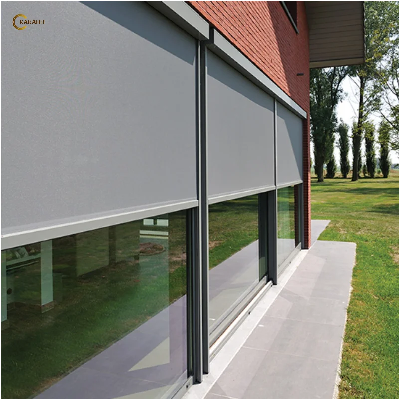 Picture 6: KAKADU Modern Design Zip Windproof Aluminum Roller Shutter Blinds Skylight Window Applications Outdoor Side Ceiling Installation