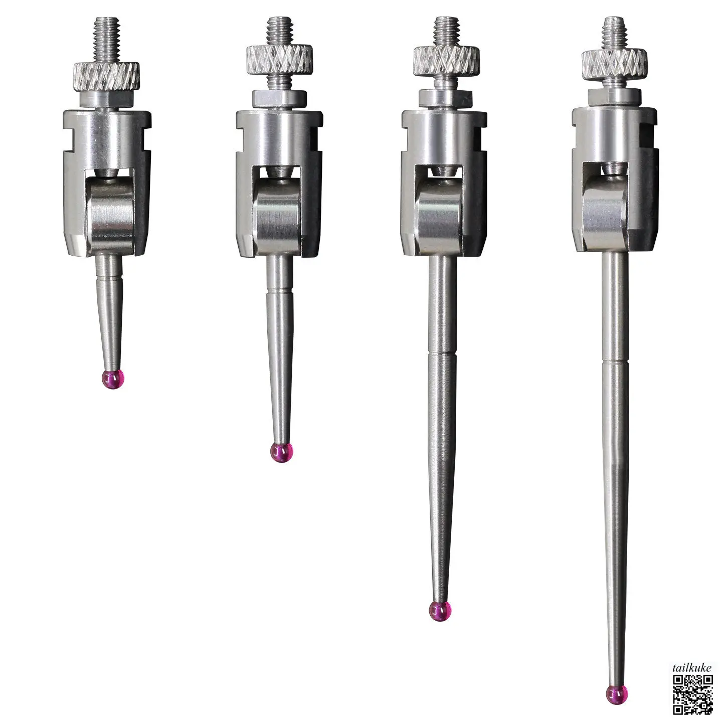 Adjustable-angle M2.5 Stylus for Dial Test Indicators and Height Gaugesrotating Ball-tip/special-shaped Stylus